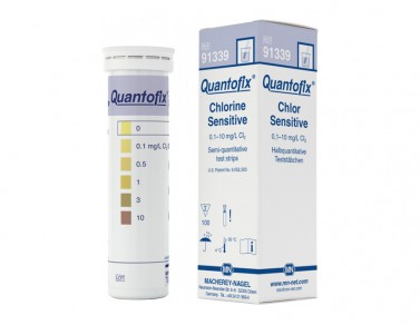 Chlorine sensitive sneltest Quantofix 10